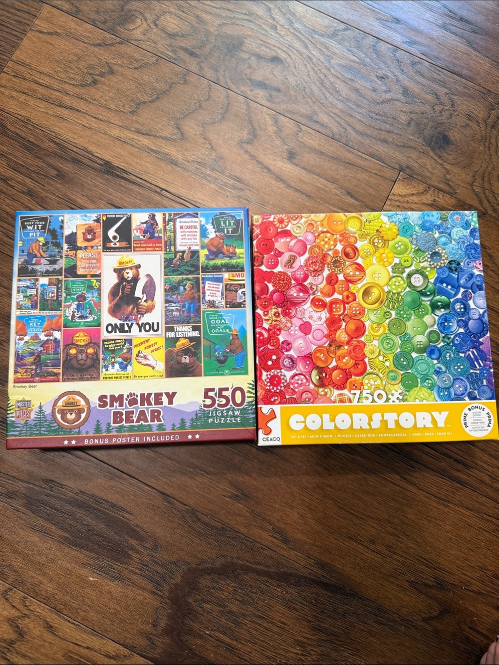 Smokey Bear 550-Piece Jigsaw Puzzle - like new. 750 piece